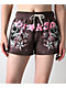 Broken Promises Nautty Brown Wash Sweat Shorts - Thumbnail image 3 of 4