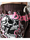 Broken Promises Nautty Brown Wash Sweat Shorts - Thumbnail image 4 of 4