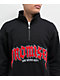 Broken Promises Never Kept Black Quarter Zip Sweatshirt - Thumbnail image 3 of 4