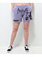 Broken Promises Okay To Cry Purple Sweat Shorts - Thumbnail image 1 of 5