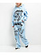 Broken Promises Pain & Pleasure Blue Rhinestone Hoodie - Thumbnail image 4 of 4