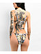 Broken Promises Reaper Guide Silver High Leg Bikini Bottom - Thumbnail image 2 of 4