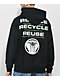 Broken Promises Recycle Black Hoodie