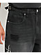 Broken Promises Renegade Black Wash Ultra Wide Leg Jeans - Thumbnail image 3 of 5