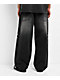 Broken Promises Renegade Black Wash Ultra Wide Leg Jeans - Thumbnail image 2 of 5