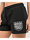 Broken Promises Repetition Black Sweat Shorts - Thumbnail image 4 of 4