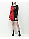 Broken Promises Riot Red Split Tie Dye Long Sleeve Dress - Thumbnail image 4 of 4