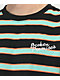 Broken Promises Salvage Script Black, Orange, & Mint Stripe T-Shirt - Thumbnail image 3 of 3