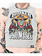 Broken Promises Scarecrow Grey Ribbed Crop Tank Top - Thumbnail image 3 of 6