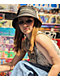 Broken Promises Slogan Horned Black Bucket Hat - Thumbnail image 3 of 3