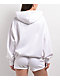 Broken Promises Soulless White Rhinestone Hoodie - Thumbnail image 2 of 4
