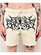 Broken Promises Spiked White Sweat Shorts - Thumbnail image 3 of 7