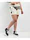 Broken Promises Spiked White Sweat Shorts - Thumbnail image 4 of 7