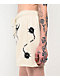 Broken Promises Spiked White Sweat Shorts - Thumbnail image 6 of 7