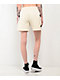 Broken Promises Spiked White Sweat Shorts - Thumbnail image 2 of 7