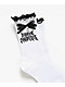Broken Promises Spite Lettuce Edge White Half Crew Socks - Thumbnail image 2 of 2