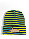 Broken Promises Start Stripe Black, Yellow, & Green Beanie