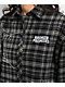 Broken Promises Stoned Web Black Flannel Shirt - Thumbnail image 3 of 5