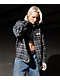 Broken Promises Stoned Web Black Flannel Shirt - Thumbnail image 7 of 7