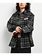 Broken Promises Stoned Web Black Flannel Shirt - Thumbnail image 1 of 5