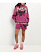 Broken Promises Subculture Pink Wash Studded Sweat Shorts - Thumbnail image 5 of 5