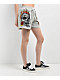 Broken Promises That Was Then Grey Mesh Shorts - Thumbnail image 3 of 4