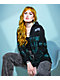 Broken Promises Thomas Overdyed Green Hooded Flannel Shirt