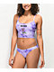Broken Promises Thornless Purple Tie Dye Cheeky Bikini Bottom - Thumbnail image 1 of 4