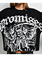 Broken Promises Thrash Black Thermal Long Sleeve Boxy Crop T-Shirt - Thumbnail image 3 of 5