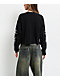 Broken Promises Thrash Black Thermal Long Sleeve Boxy Crop T-Shirt - Thumbnail image 2 of 5