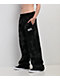 Broken Promises Ultrawire Rhinestone Black Wide Leg Sweatpants - Thumbnail image 6 of 7