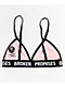 Broken Promises Unbearable Bralette de triángulo