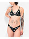 Broken Promises Undead Black Triangle Bikini Top