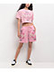 Broken Promises Underworld Pink Boxy Crop T-Shirt - Thumbnail image 4 of 4