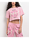 Broken Promises Underworld Pink Boxy Crop T-Shirt - Thumbnail image 1 of 4