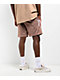 Broken Promises Underworld Tan Mesh Shorts - Thumbnail image 2 of 3