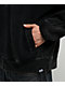 Broken Promises Unruly Black Wash Fur Zip Hoodie - Thumbnail image 6 of 7