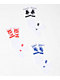 Broken Promises Vicious 3 Pack White Crew Socks - Thumbnail image 1 of 2