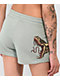Broken Promises Viper Snake Green Sweat Shorts - Thumbnail image 6 of 7