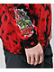 Broken Promises Warned You sudadera con capucha tie dye roja