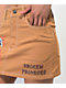 Broken Promises Wheelbarrow Brown Mini Skirt - Thumbnail image 4 of 6