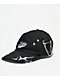 Broken Promises Whirl Airbrush Black Strapback Hat - Thumbnail image 1 of 5