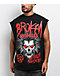 Broken Promises Widows Peak Black Tank Top - Thumbnail image 1 of 4