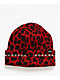 Broken Promises Wild Heart Red Leopard Beanie - Thumbnail image 2 of 2