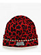 Broken Promises Wild Heart Red Leopard Beanie - Thumbnail image 1 of 2