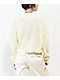 Broken Promises x Happy Bunny Focus On Me Cardigan Ivory Crop Sweater
