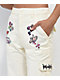 Broken Promises x Happy Bunny Focus On Me White Cargo Pants - Thumbnail image 4 of 8