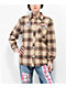 Broken Promises x Happy Bunny Graffiti Brown Flannel Shirt - Thumbnail image 3 of 8