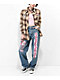 Broken Promises x Happy Bunny Graffiti Brown Flannel Shirt - Thumbnail image 5 of 8
