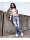 Broken Promises x Happy Bunny Graffiti Brown Flannel Shirt - Thumbnail image 8 of 8